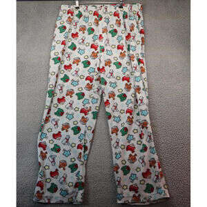 Christmas Plush Print Sleep Pajama Pants Men XL Wondershop